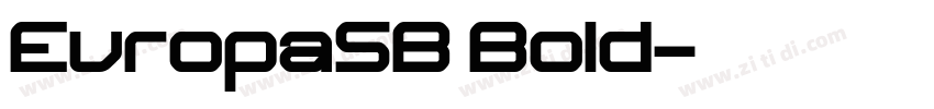 EuropaSB Bold字体转换